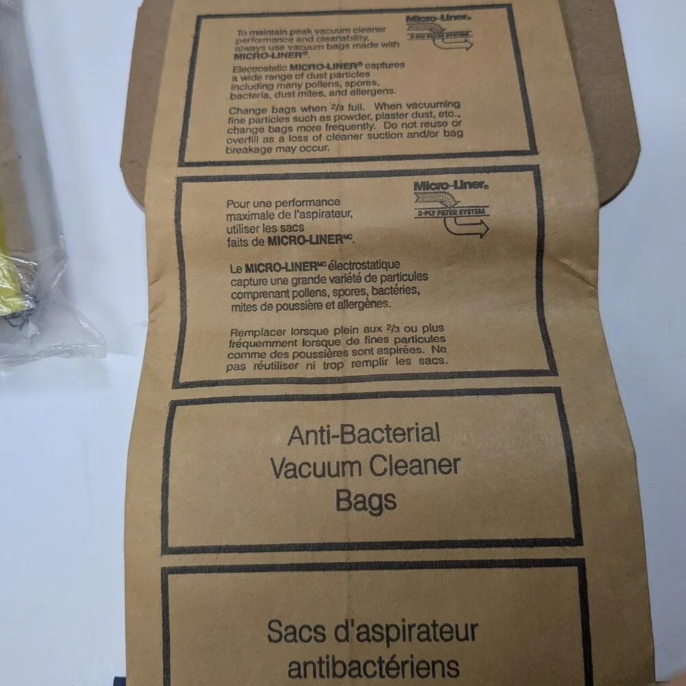 NEW Vintage Electrolux Style C Vacuum Bags - 8 Total (2 Packs of 4) Micro Clean